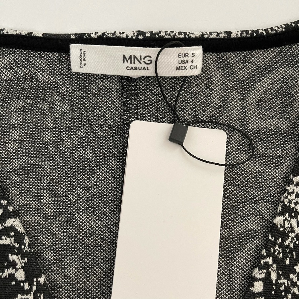 Mango buttoned printed dress. - Picture 3 of 5